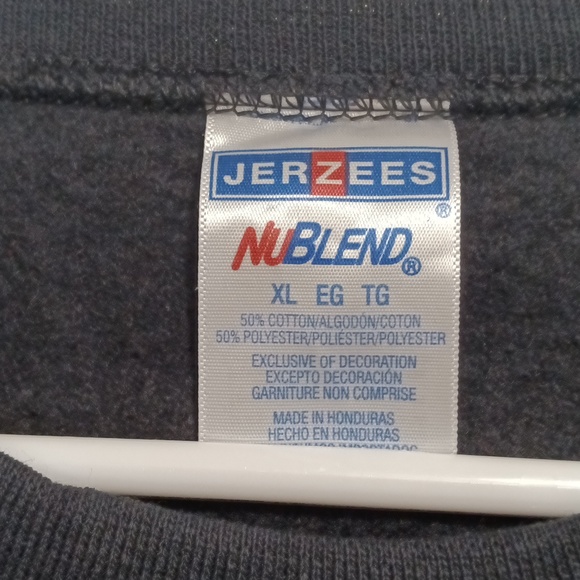 Jerzees XL Black Graphic Sweatshirt - Picture 3 of 4